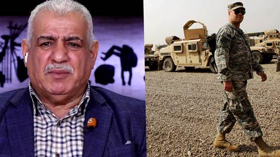 قوات اميركية ونائب رئيس الحزب الاسلامي العراقي فارس يونس