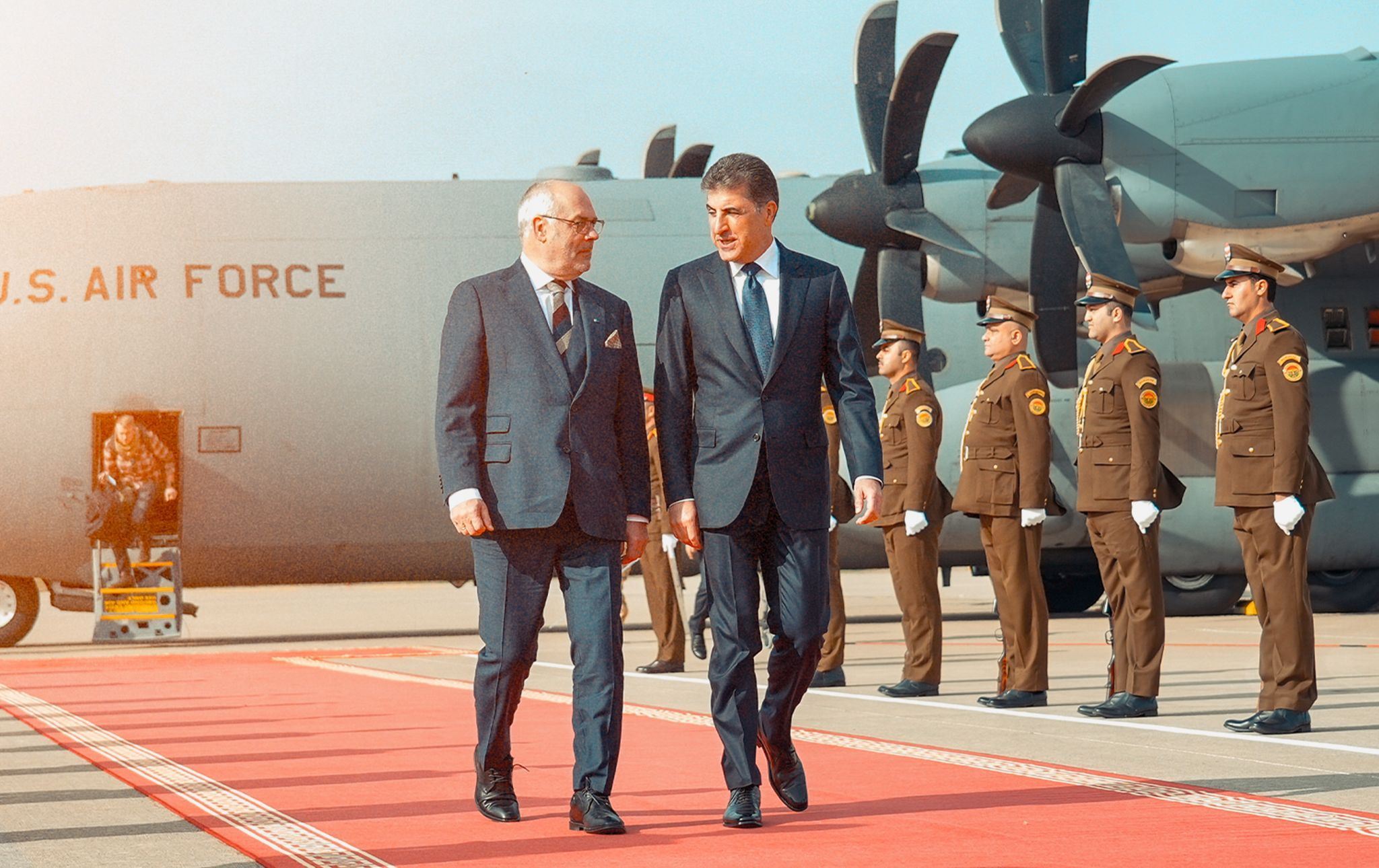 Nêçîrvan Barzanî û Alar Karis / Wêne: Serokatiya Herêma Kurdistanê