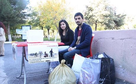 Öğrencilerden Kobani için yardım seferberliği