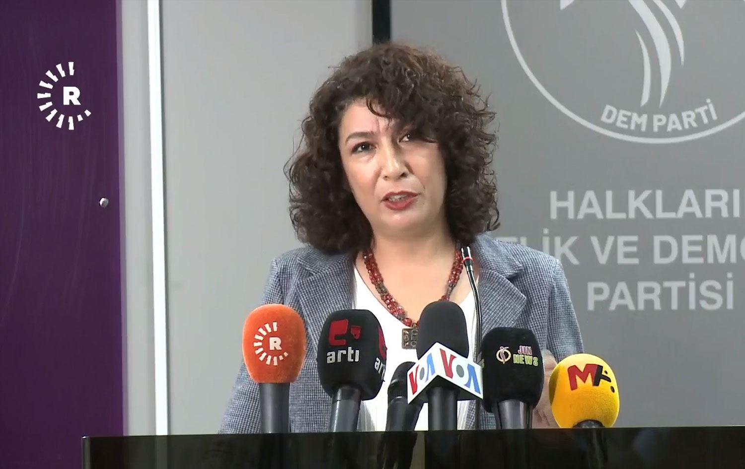 DEM Parti Kadın Meclisi Sözcüsü Halide Türkoğlu