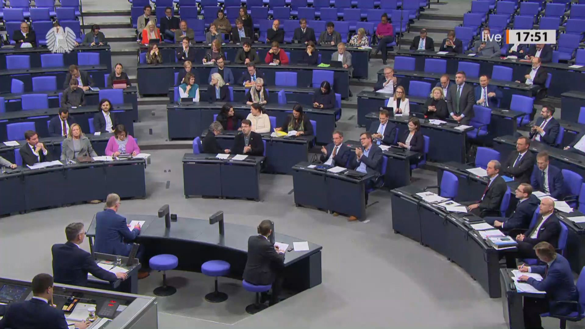 The German federal parliament approves two migration bills