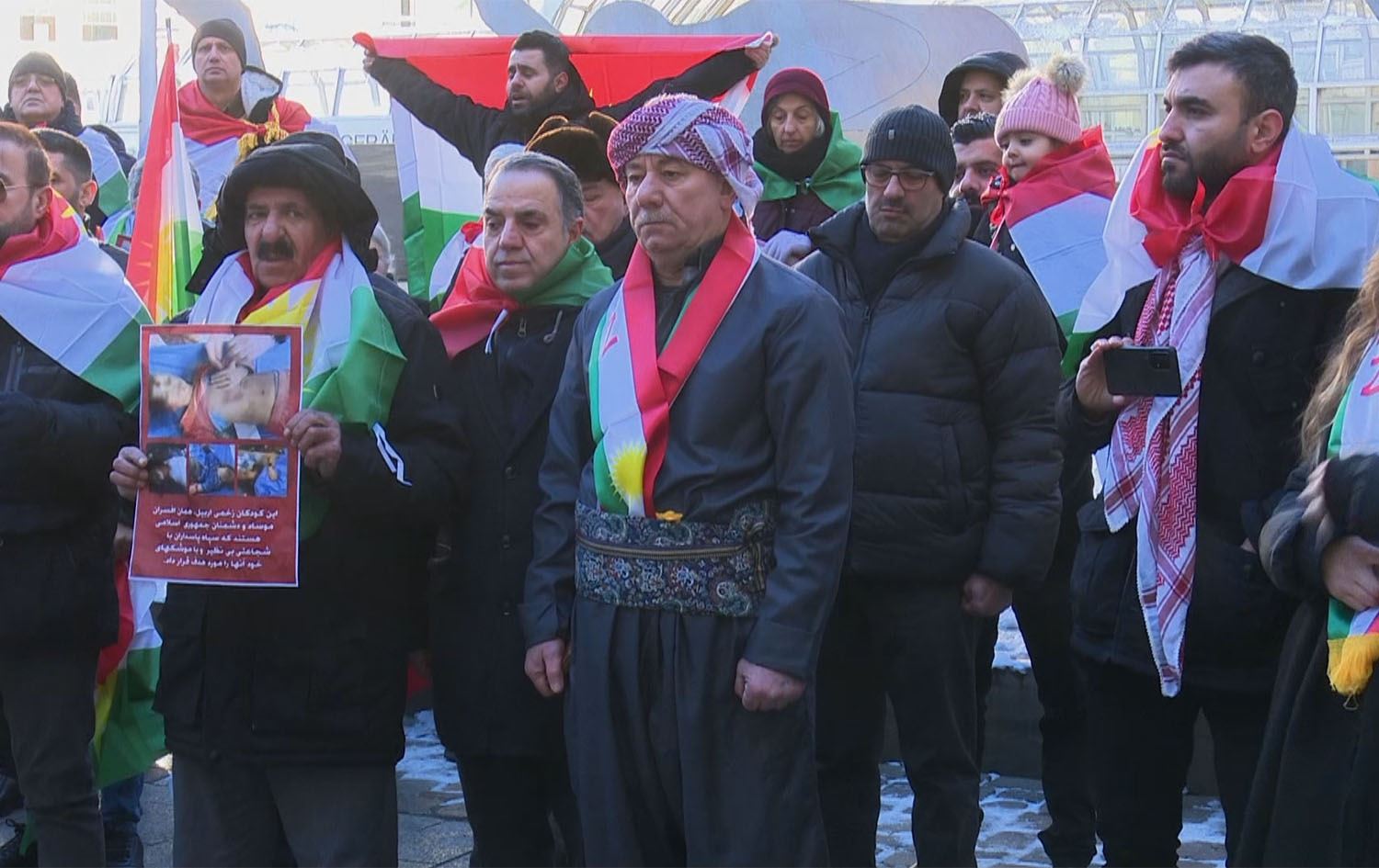 کوردانی دیاسپۆرا رێکخراوتر لەجاران دژی هێرشی ئێران بۆ سەر هەولێر خۆپێشاندانیان کرد