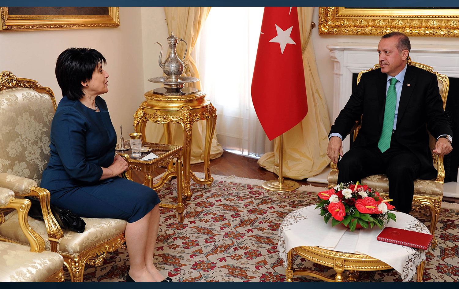 Leyla Zana ve Cumhurbaşkanı Erdoğan