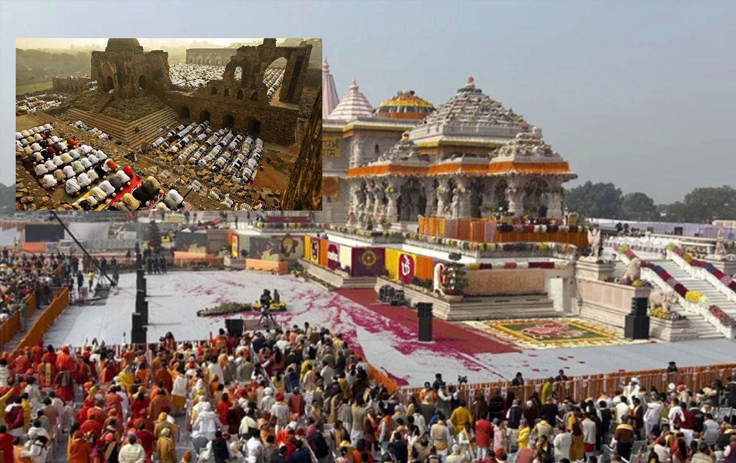 Babür Camisi Hindu tapınağına çevrildi