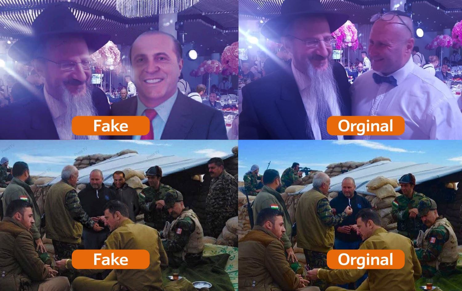 Wêneyên sexte û orîjînalên wan