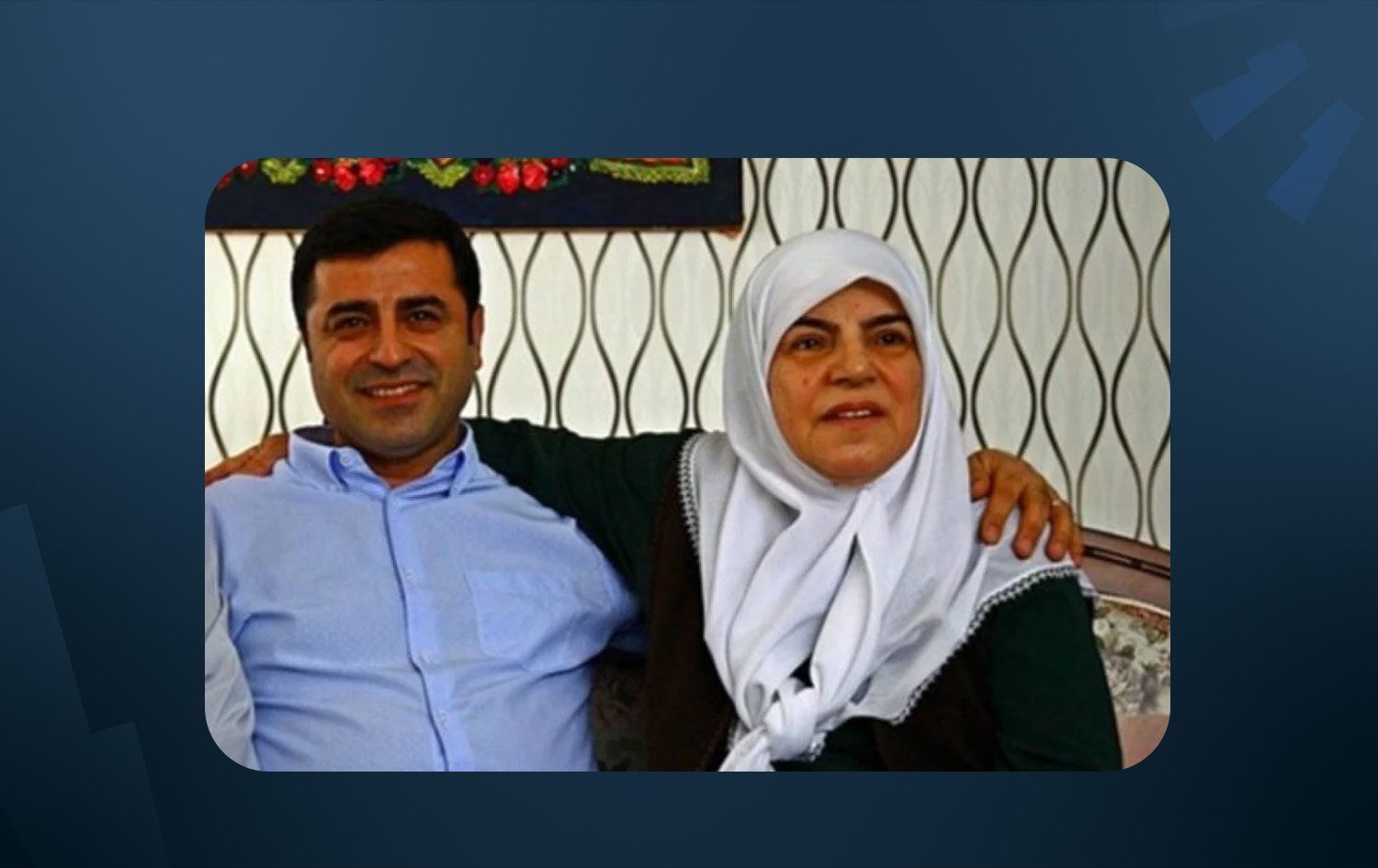 Selahattin Demîrtaş serdana dêya xwe kiribû / Wêne: Arşîv