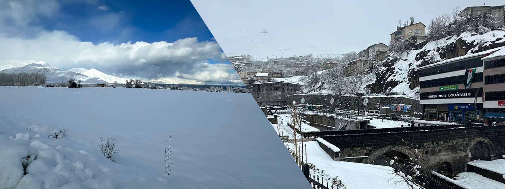 باکووری کوردستان سپیپۆش بووە؛ لە بەدلیس نیو مەتر بەفرباریوە