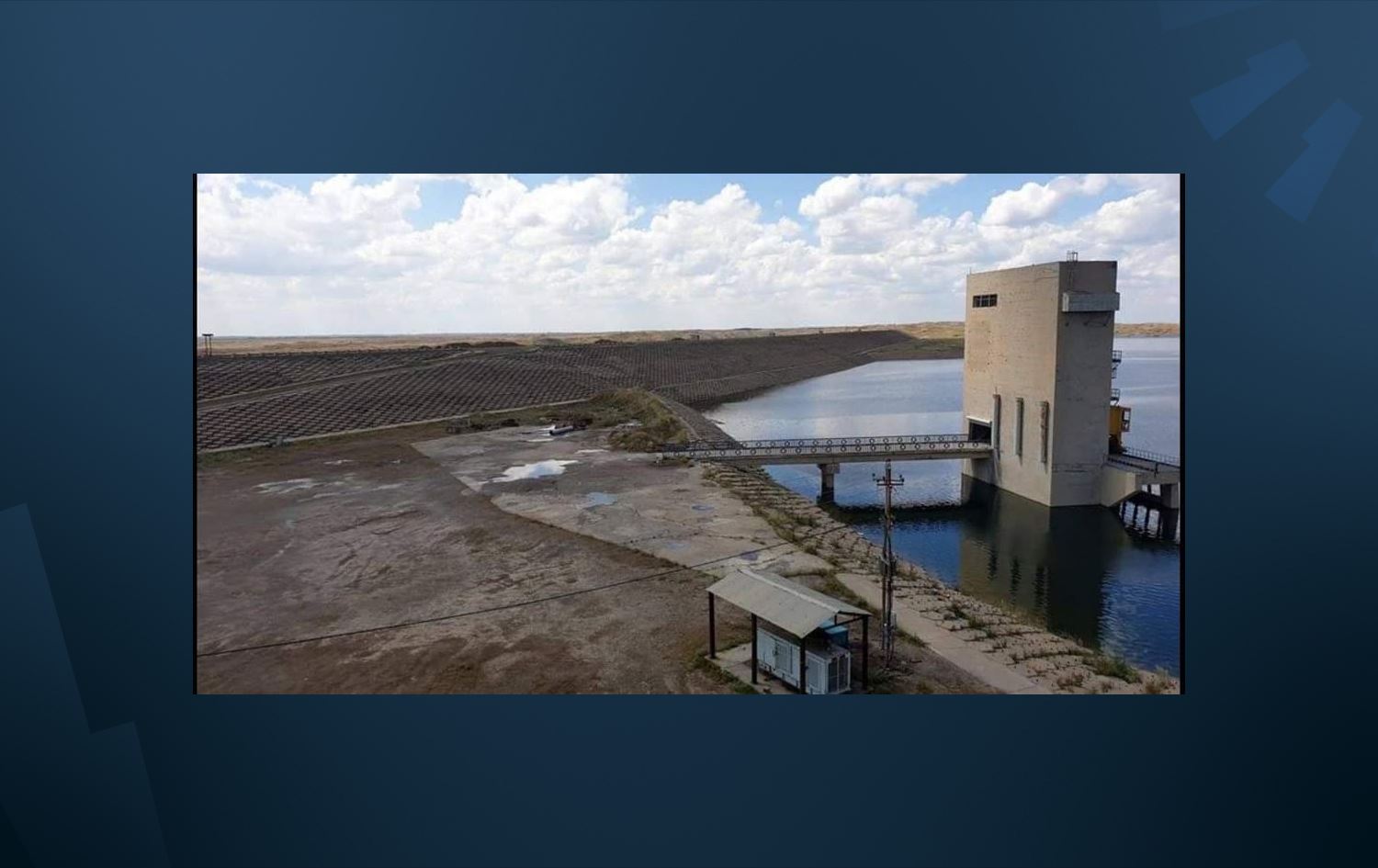 انخفاض منسوب سد العظيم الى 110 ملايين من أصل 1.6 مليار متر مكعب