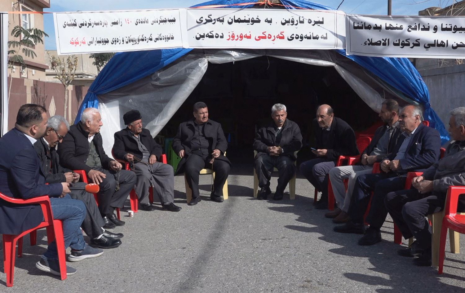 مانگێکە سوپای عێراق لەنێو پێنج خانووی گەڕەکی نەورۆزی کەرکووک جێگیرکراون