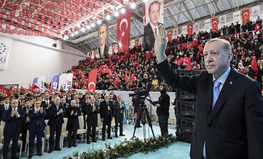 Erdoğan, Adıyaman Üniversitesi Spor Salonu'nda düzenlenen Deprem Konutları Kura ve Anahtar Teslim Töreni'ne katıldı / AA