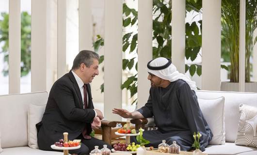 اجتماع رئيس حكومة إقليم كوردستان ورئيس دولة الإمارات