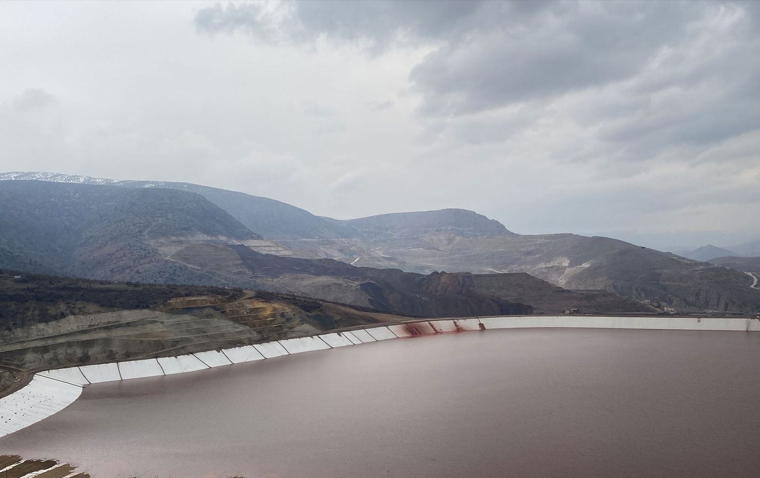 Erzincan'da toprak kayması Foto: AA