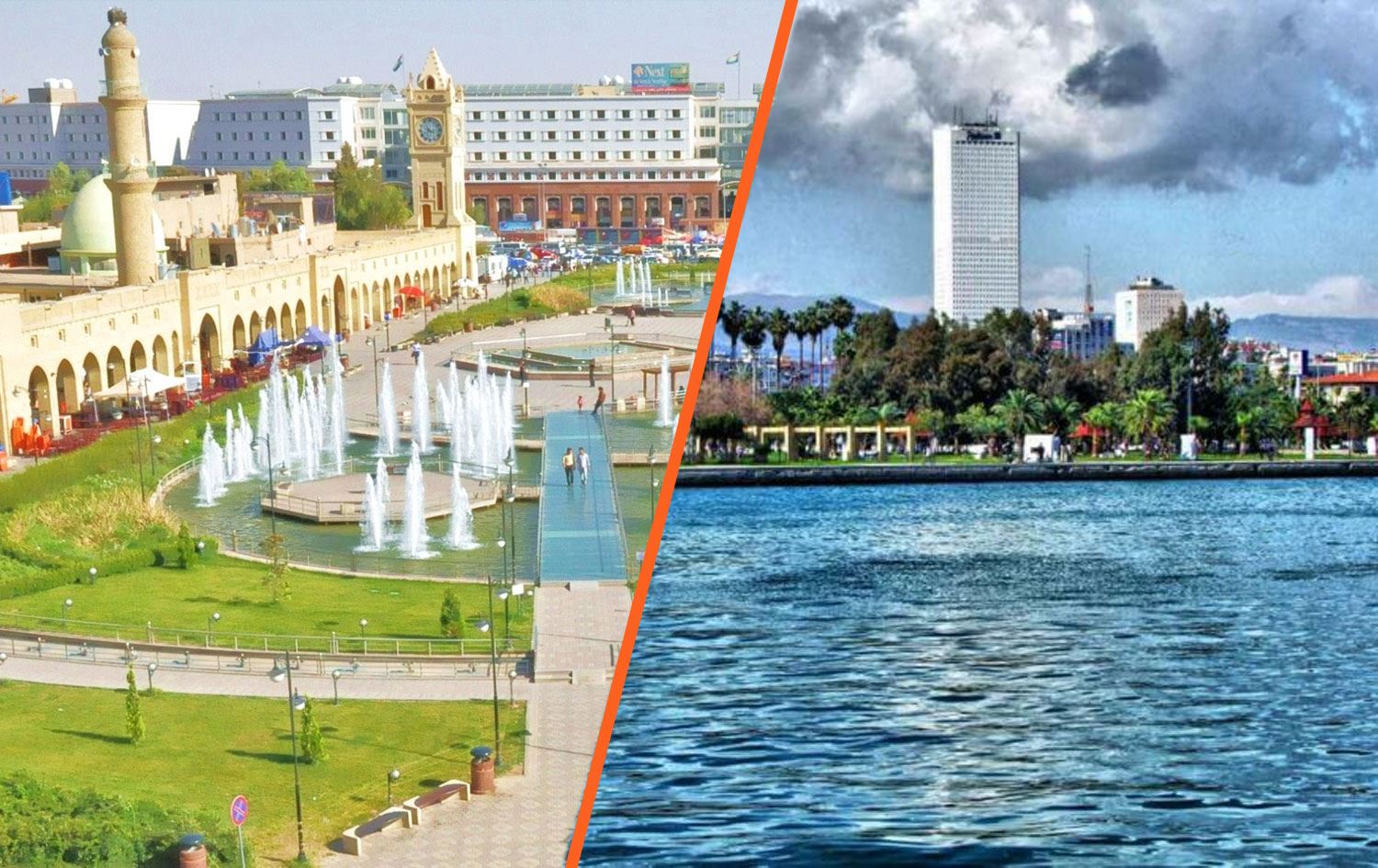 Erbil ve Mersin'den görünüm - Rûdaw Grafik