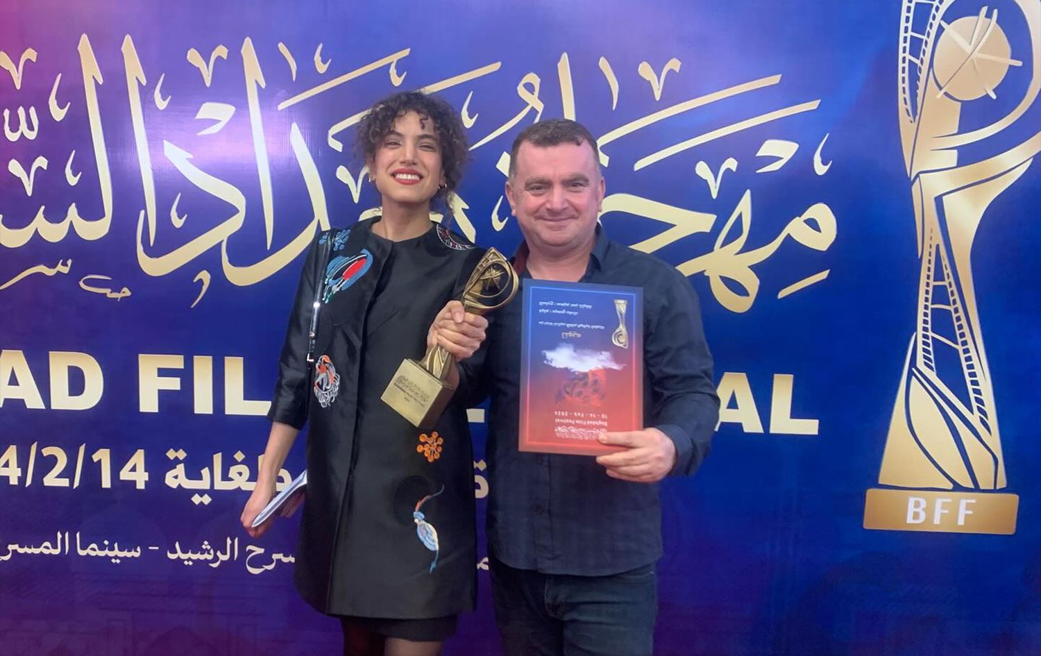 سەهیم عومەر خەلیفە دوو خەڵات لە فێستیڤاڵی فیلمی بەغدا بەدەستدێنێت