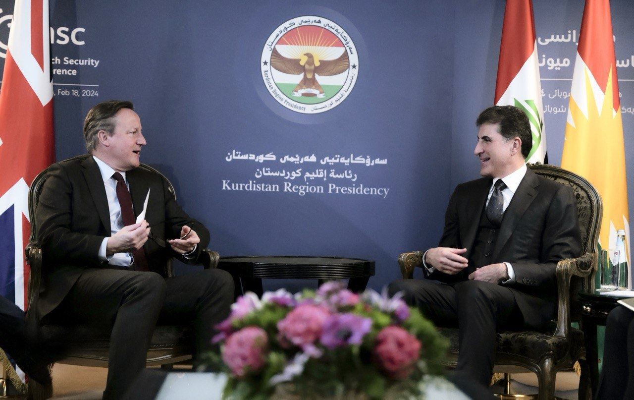 Nêçîrvan Barzanî û David Cameron / Wêne: Serokatiya Herêma Kurdistanê
