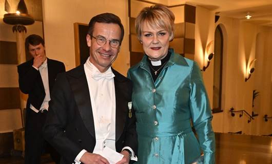 İsveç Başbakanı Ulf Kristersson ve eşi Birgitta Ed’in / Foto: Jonas Ekströmer/TT