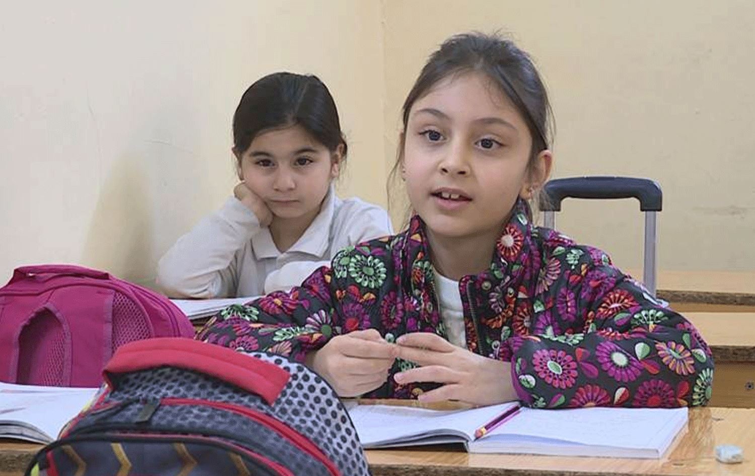 Xwendekarên li dibistana Suryanan / Wêne û Vîdeo: Rûdaw