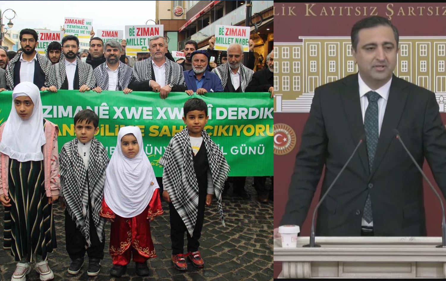 Parlamenterê Êlihê Serkan Ramanli li parlamentoya Tirkiyeyê civîneke çapemeniyê li dar xist