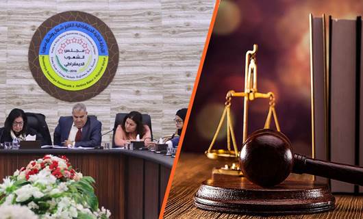 Özerk Yönetim'in mahkemenin kurulmasına yönelik düzenlediği toplantıdan kare