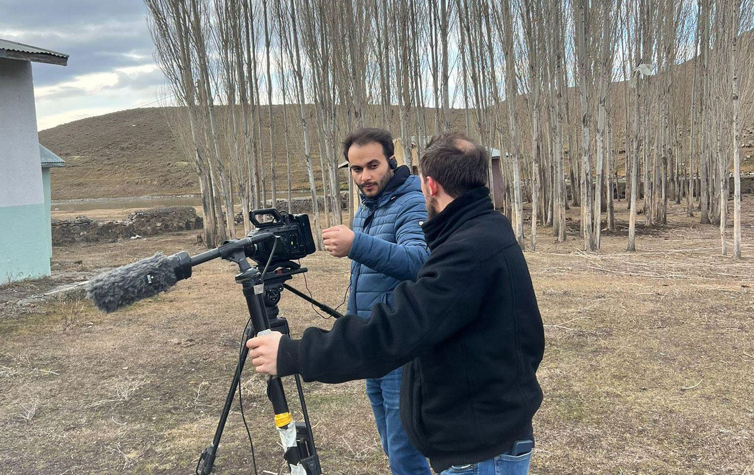 Çekimlerden bir kare