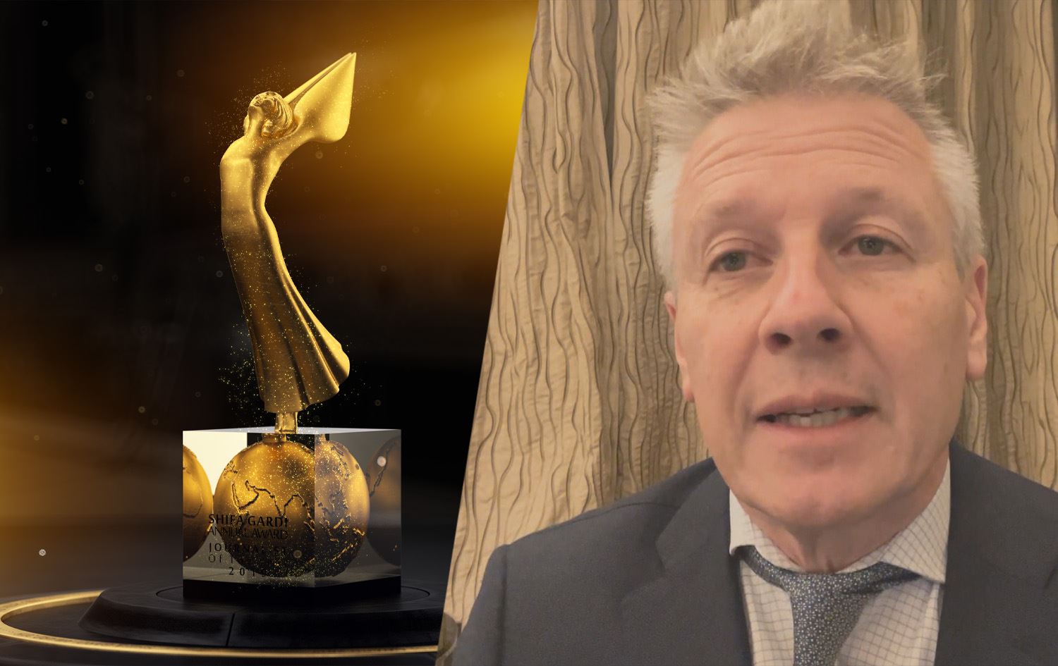 Şifa Gerdi Ödülü Jüri üyesi Adrian Wells, Rûdaw TV’de Şehit Şifa Gerdi için yapılan özel yayına görüntülü bir mesaj gönderdi