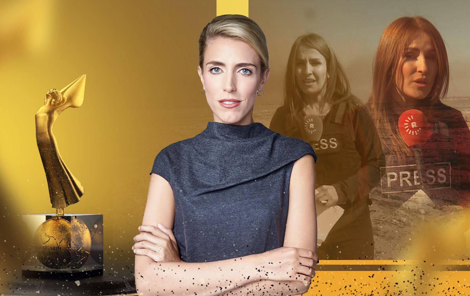 Uluslararası Şifa Gerdi Ödülü’nün sahibi Amerikan CNN televizyonu muhabiri Clarissa Ward