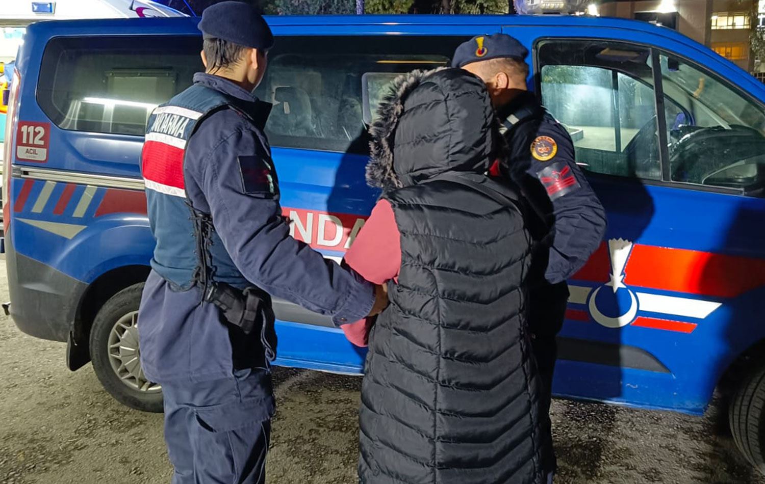 Gözaltına alınan kişilerden biri / AA