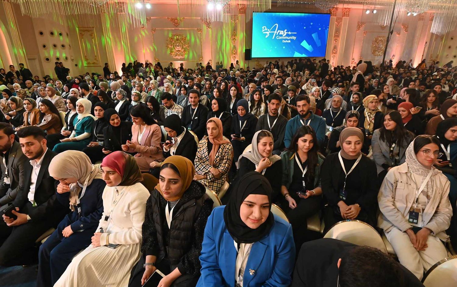 بەشداربووانی ئەمڕۆی دیداری دکتۆر ئاراس لە هەولێر. وێنە: بڵند تاهیر - رووداو