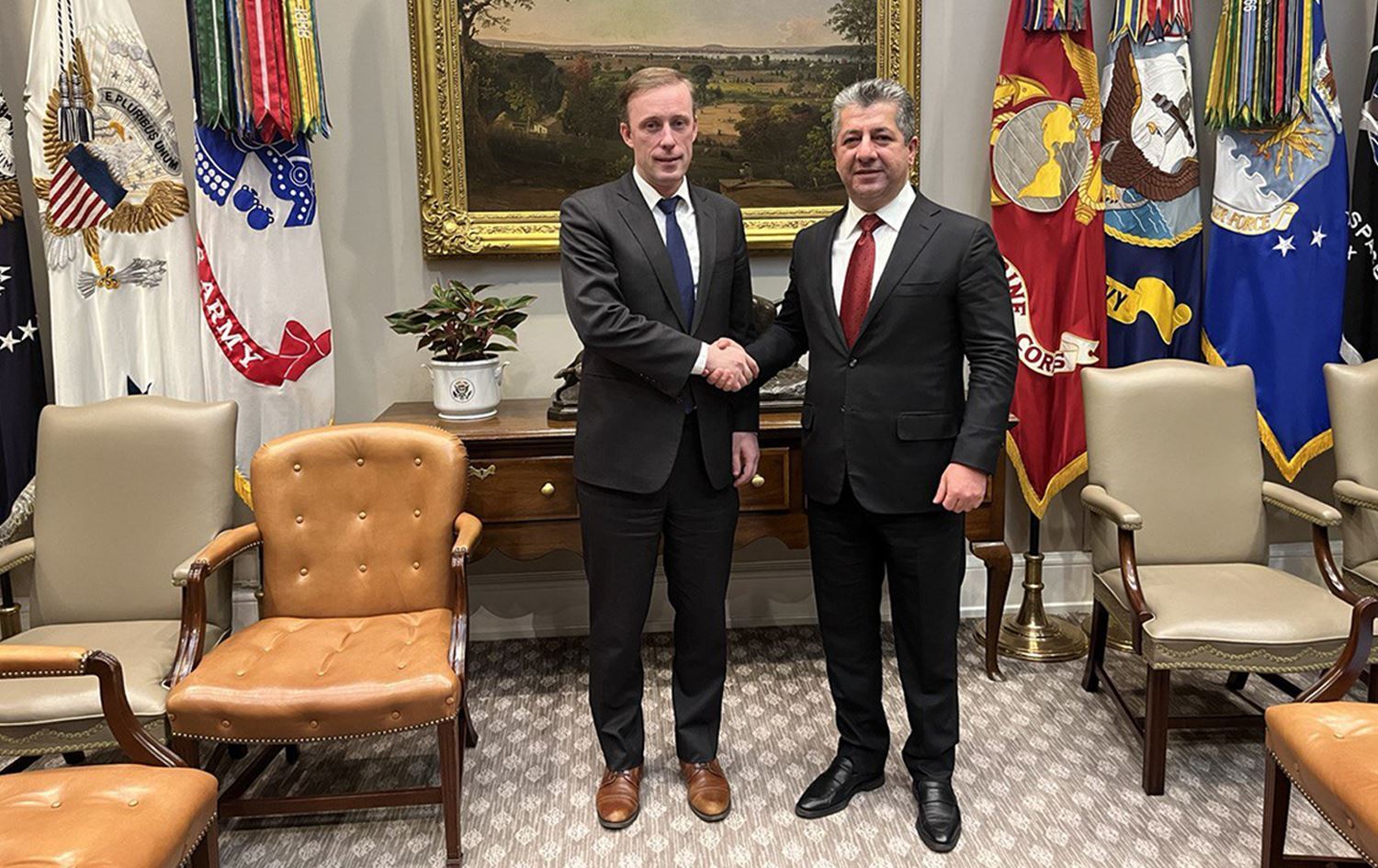 Başbakan Barzani ile Sullivan'ın görüşmesi ABD'de gerçekleşti