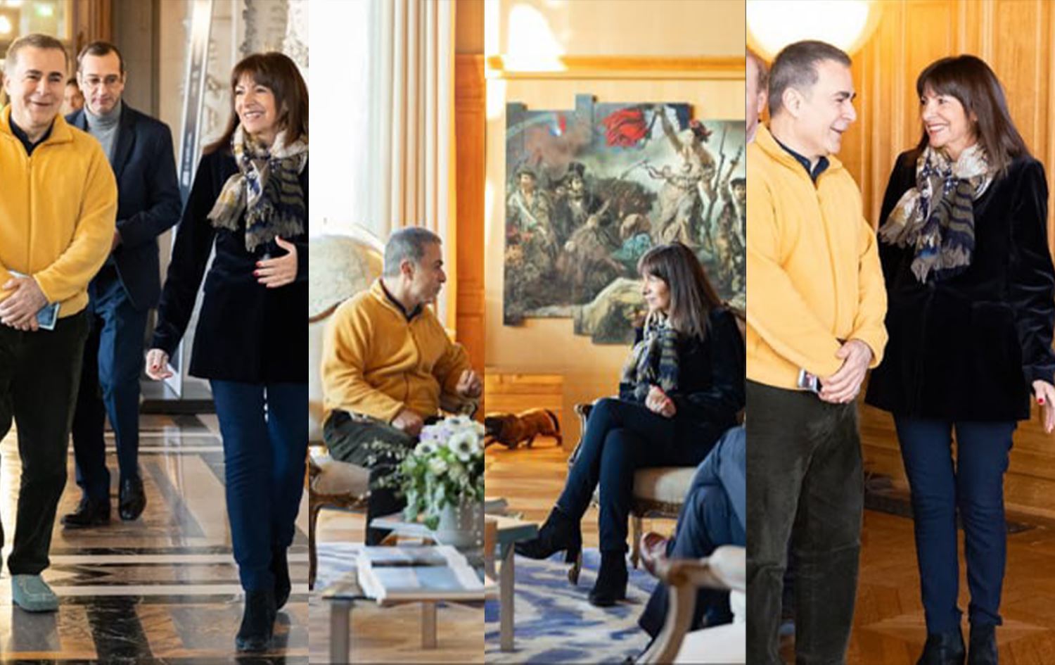 بەهمەن قوبادی و ئان هیدالگۆ لە پاریس