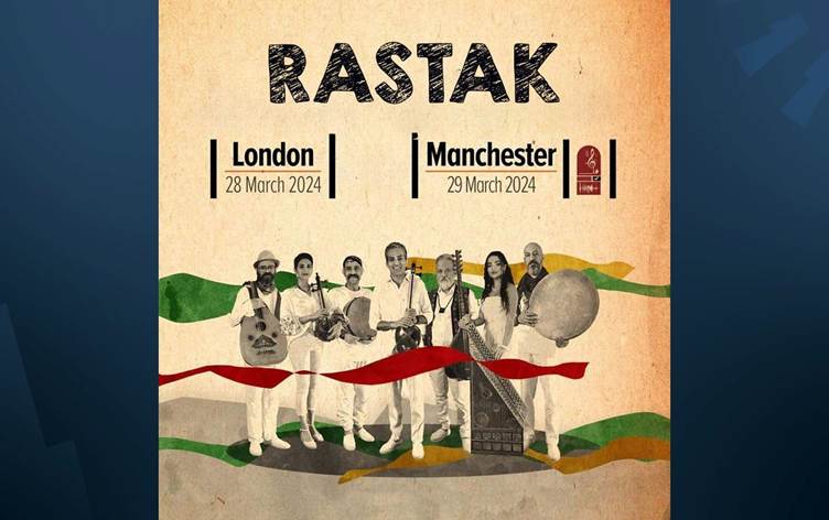 Rastak dê li Brîtanyayê 2 konseran li ser hev bide | Rûdaw.net