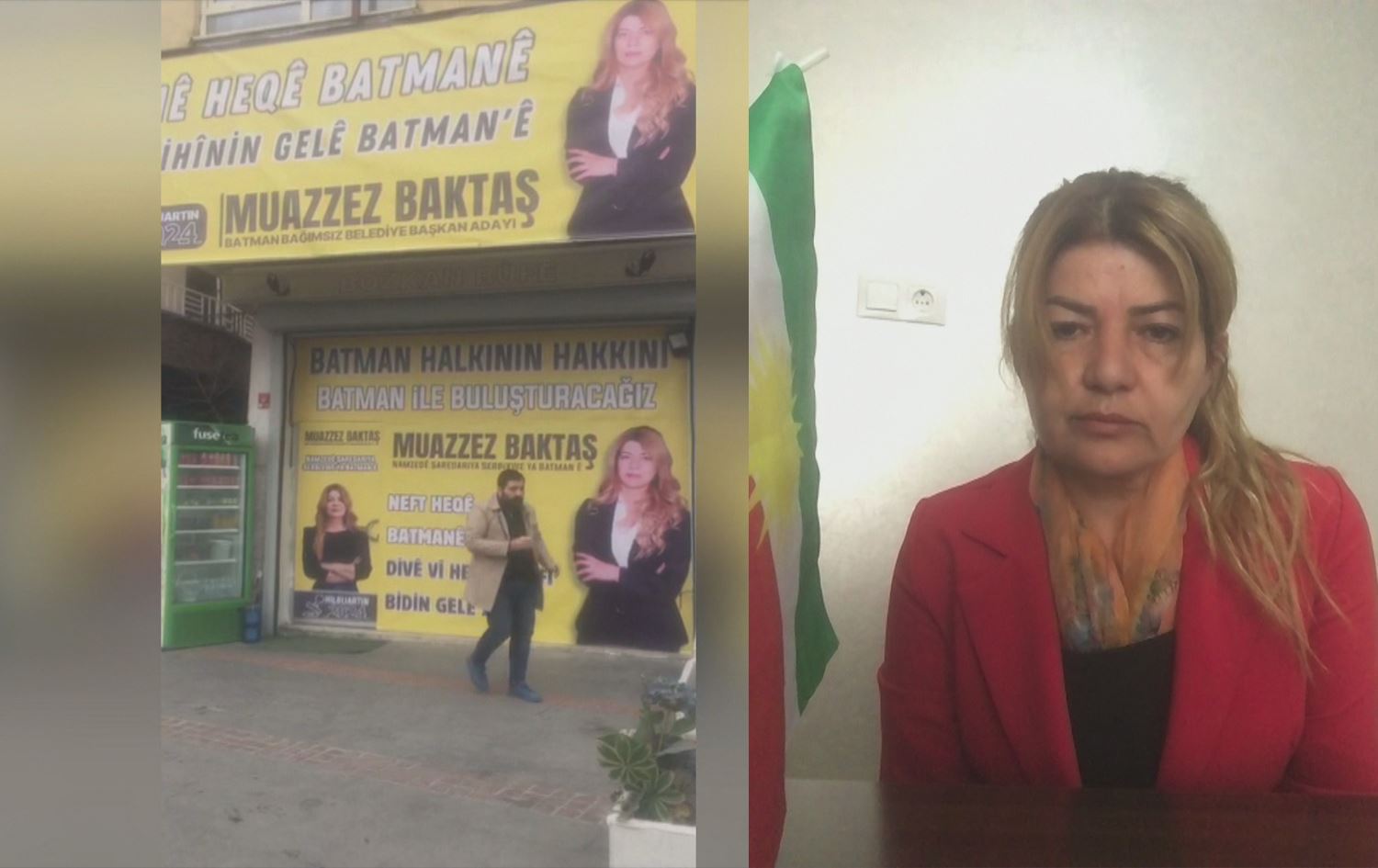 Muazzez Baktaş û ofîsa wê ya hilbijartinê / Wêne û Vîdeo: Rûdaw