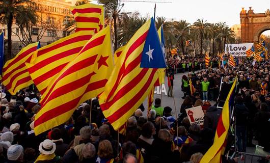 Katalonya'da yapılan bağımsızlık referandumundan kare - dpa