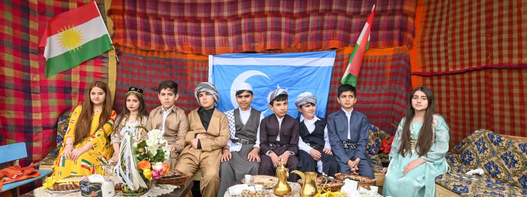 فێستیڤاڵێک لە قوتابخانەی قەرەقۆینلوی تورکمانی لە هەولێر