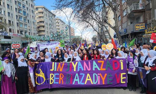 Diyarbakır'da 8 Mart Dünya Kadınlar Günü kutlaması coşkulu geçti