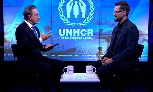 دلبخوين دارا وممثل المفوضية السامية للأمم المتحدة لشؤون اللاجئين UNHCR في العراق جان نيكولاس