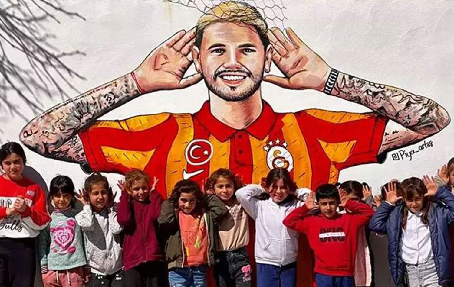 Icardi’den Diyarbakırlı çocuklar paylaşımı / Foto: Sosyal medya