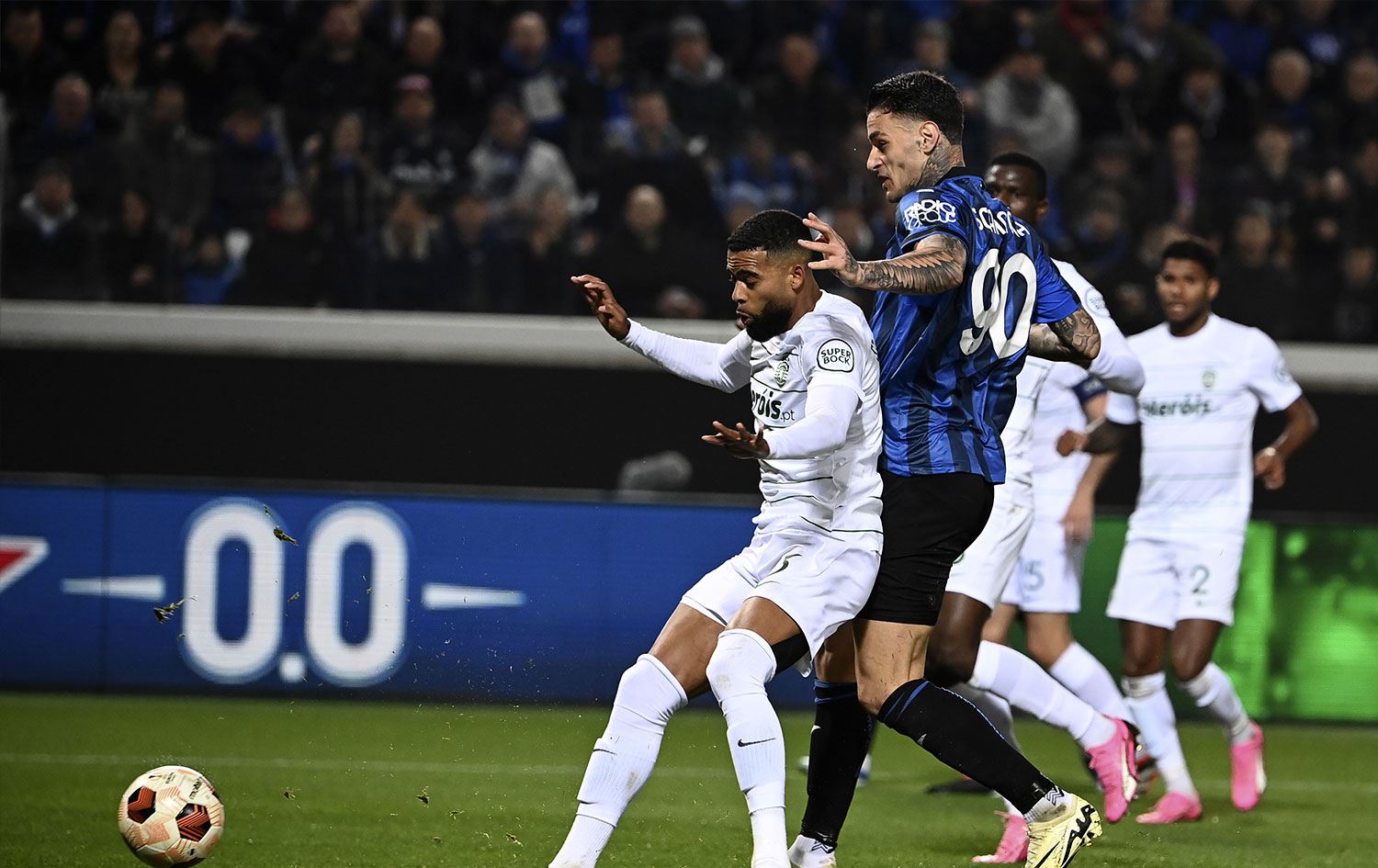 Atalanta ile Sporting arasındaki karşılaşmadan kare - AA