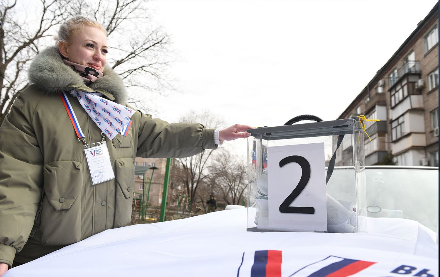 Seçimde Donetsk'teki Ruslar da oy kullanıyor