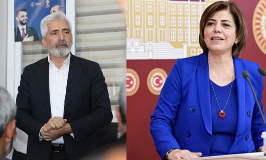 AK Parti Diyarbakır Milletvekili Galip Ensarioğlu ve DEM Parti Erzurum Milletvekili Meral Danış Beştaş
