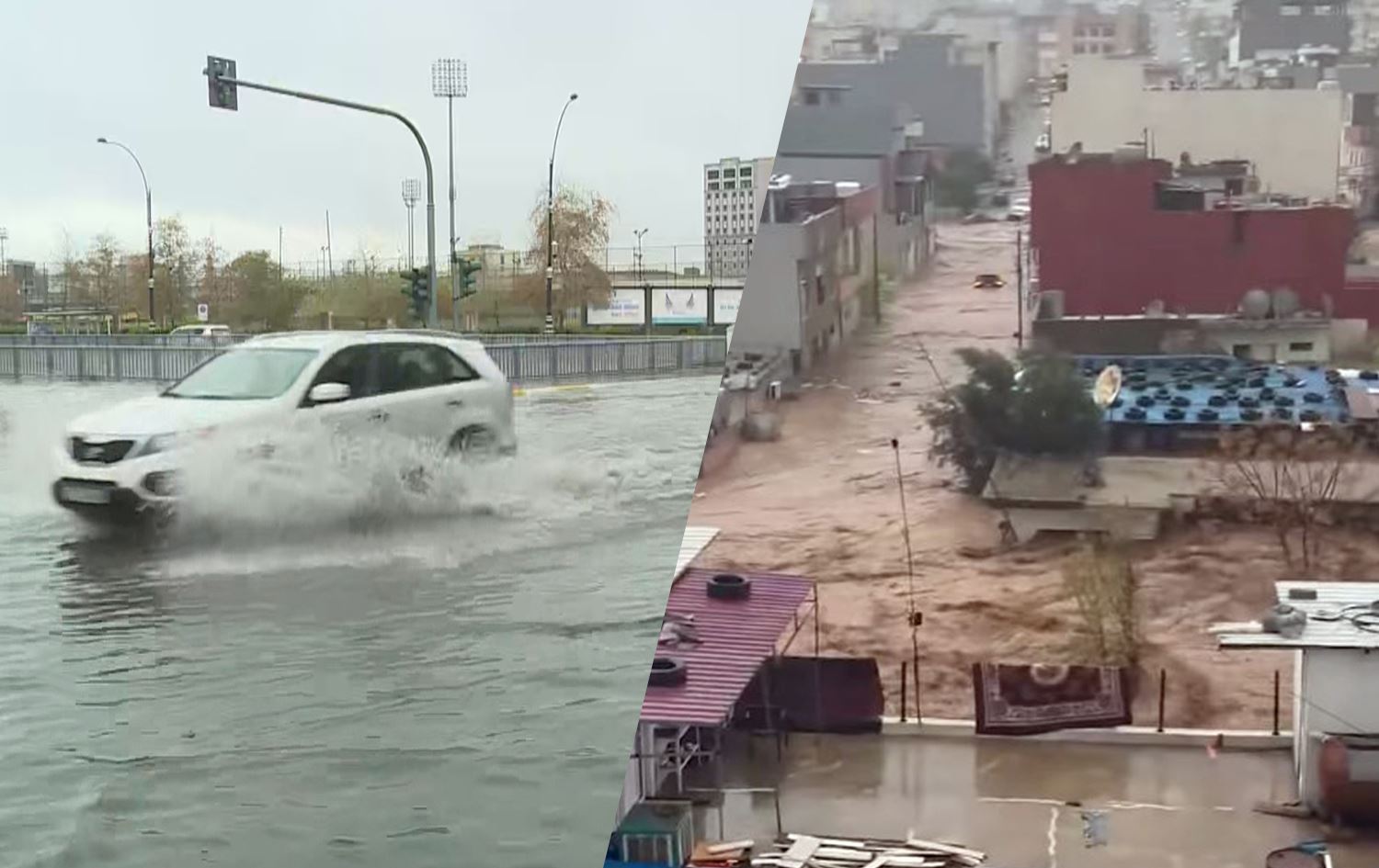 لە دهۆک و هەولێر چی روویدا؟ زیانەکانی لافاو بزانە