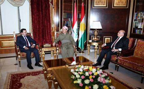 Barzanî û Serokê Parlamento Kongireya Netewî gotûbêj kirin