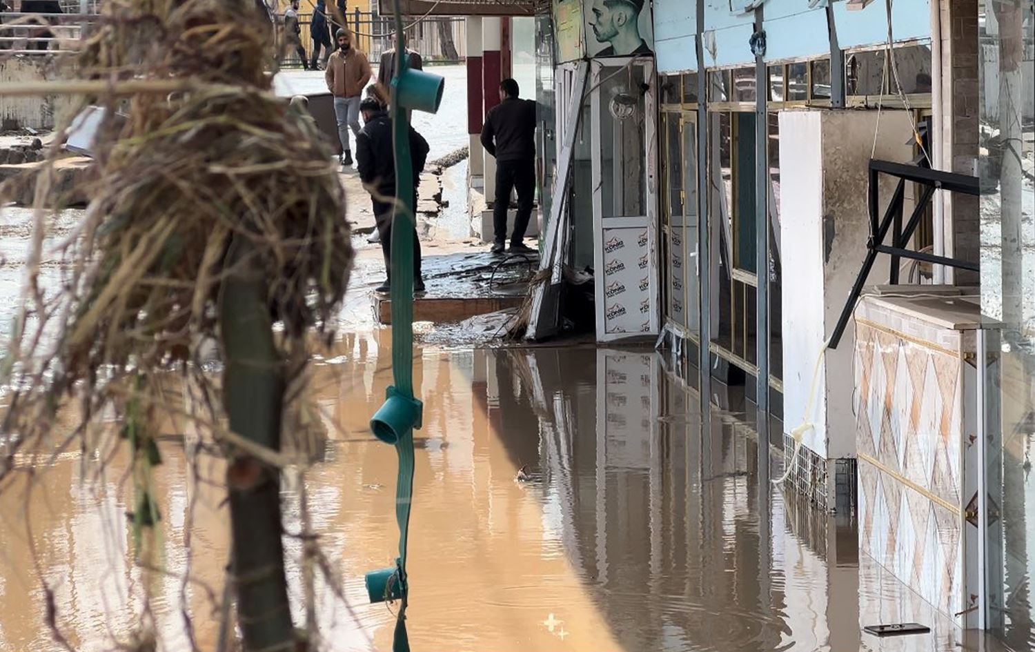 بەرگریی شارستانیی زاخۆ: 410 خانوو بەر لافاو کەوتوون