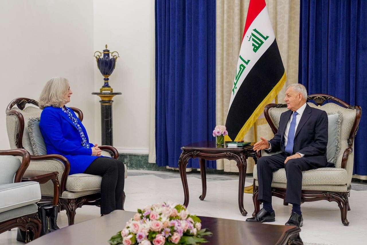 Irak Cumhurbaşkanı Reşit, ABD Bağdat Büyükelçisini kabul etti