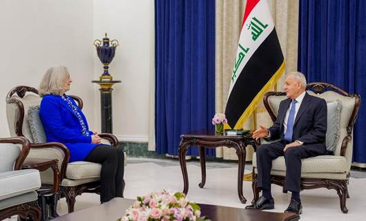 Irak Cumhurbaşkanı Reşit, ABD Bağdat Büyükelçisini kabul etti