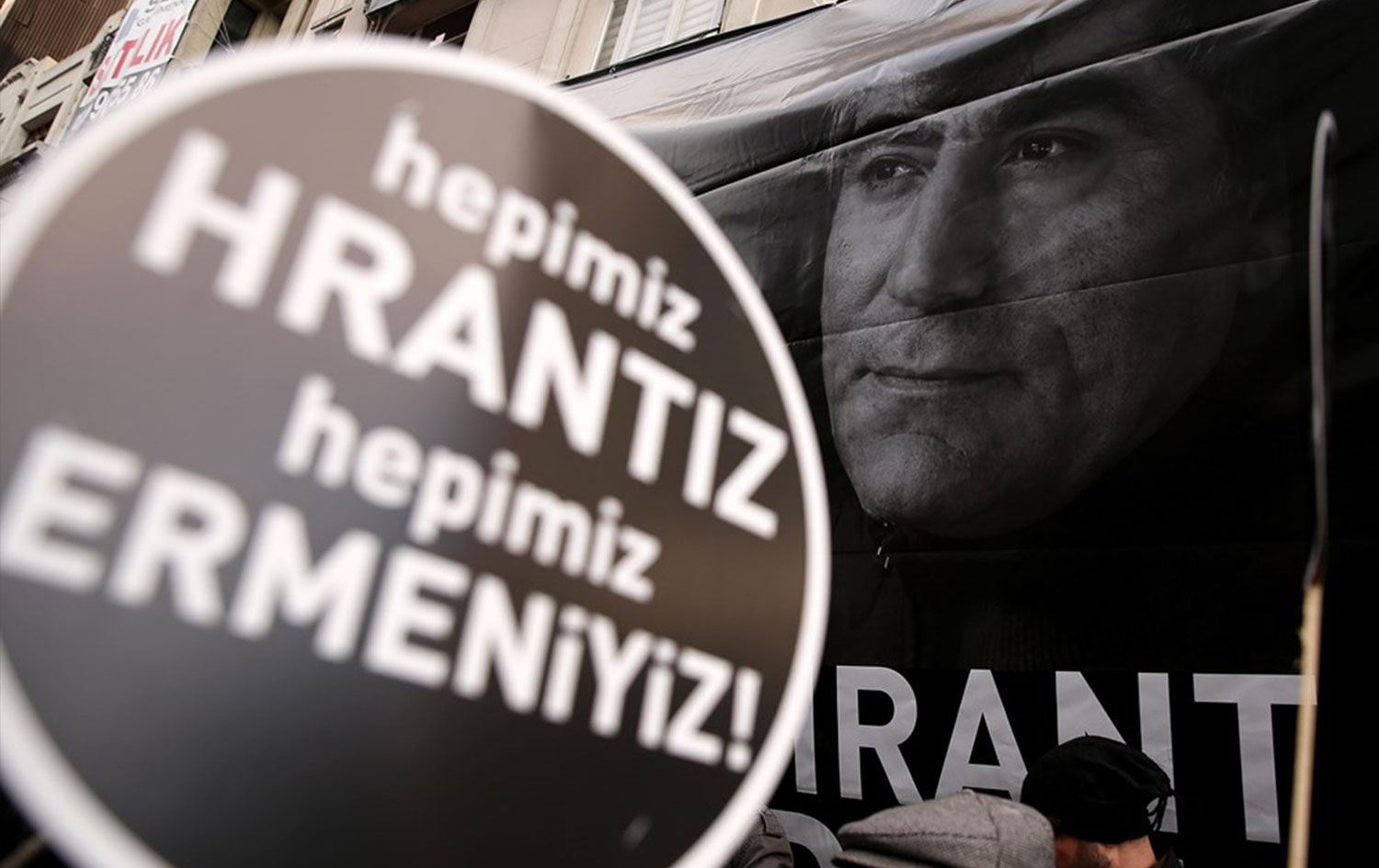 Hrant Dink için hazırlanan bir afiş / Arşiv