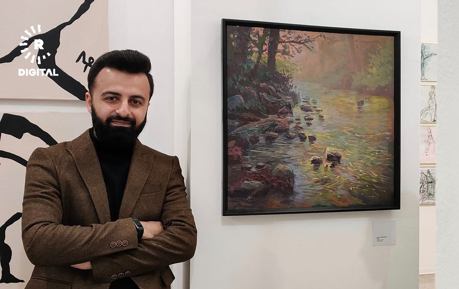 ئاریان لەتیف، لە پێشانگەی هاوبەشی شێوەکاران لە ڤێنس