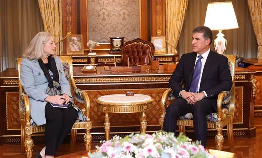 Kürdistan Bölgesi Başkanı Neçirvan Barzani & ABD’nin Bağdat Büyükelçisi Alina Romanowski 