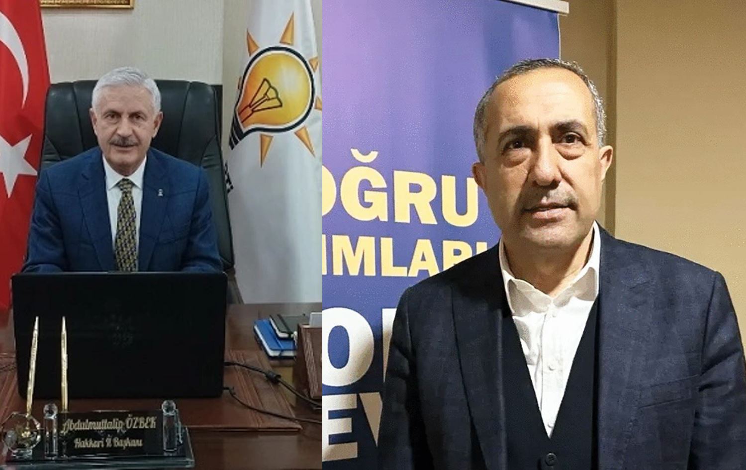 Abdulmuttalip Ozbek ji Abdulahat Arvas xwest ku şaredartiya Wanê qebûl neke / Wêne: Arşîv