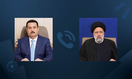 رئيس الوزراء العراقي محمد شياع السوداني والرئيس الإيراني إبراهيم رئيسي 